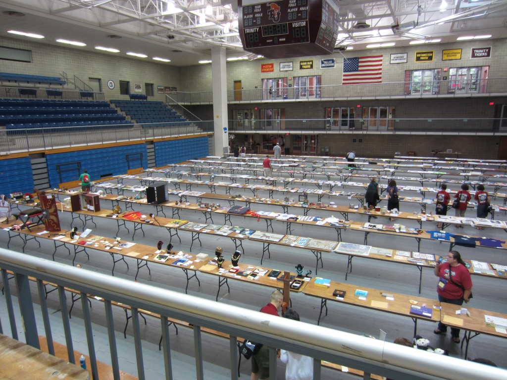 Bird's eye view of the Graphic Arts area