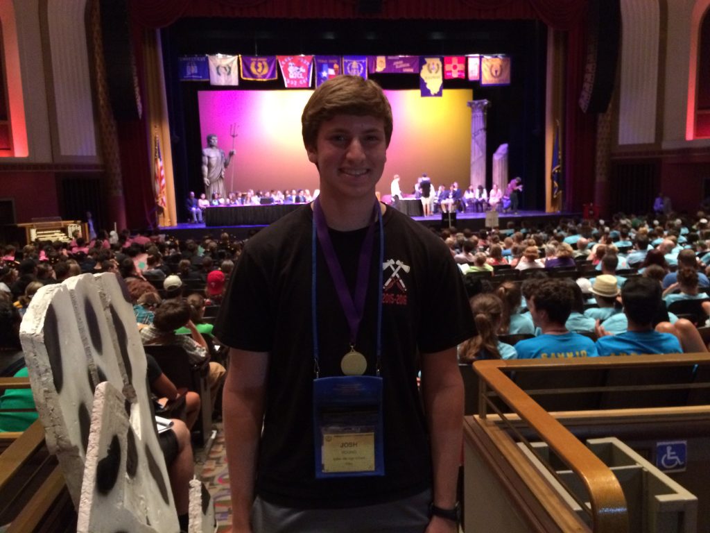 1st Place for State Publication - Josh Young (formerly of Indian Hill, presently of Duke)