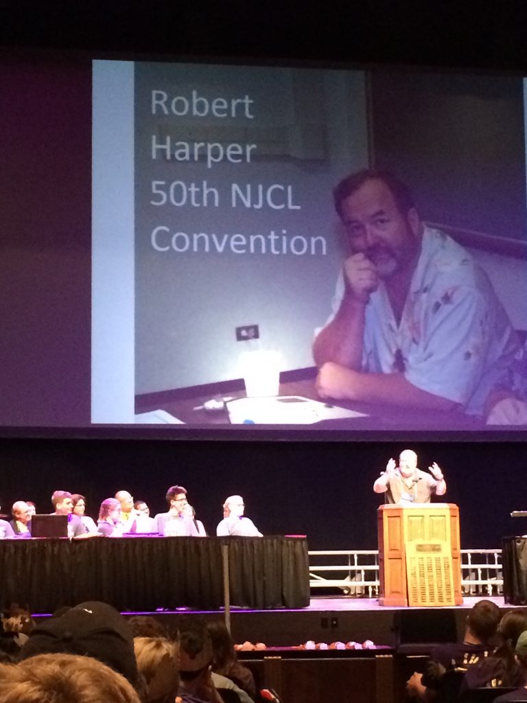 Robert Harper was honored for his 50th convention. Sherwin and Steve Gentle are in their 30's (I think). Melissa and Brian are in their 20's. I am at 18.